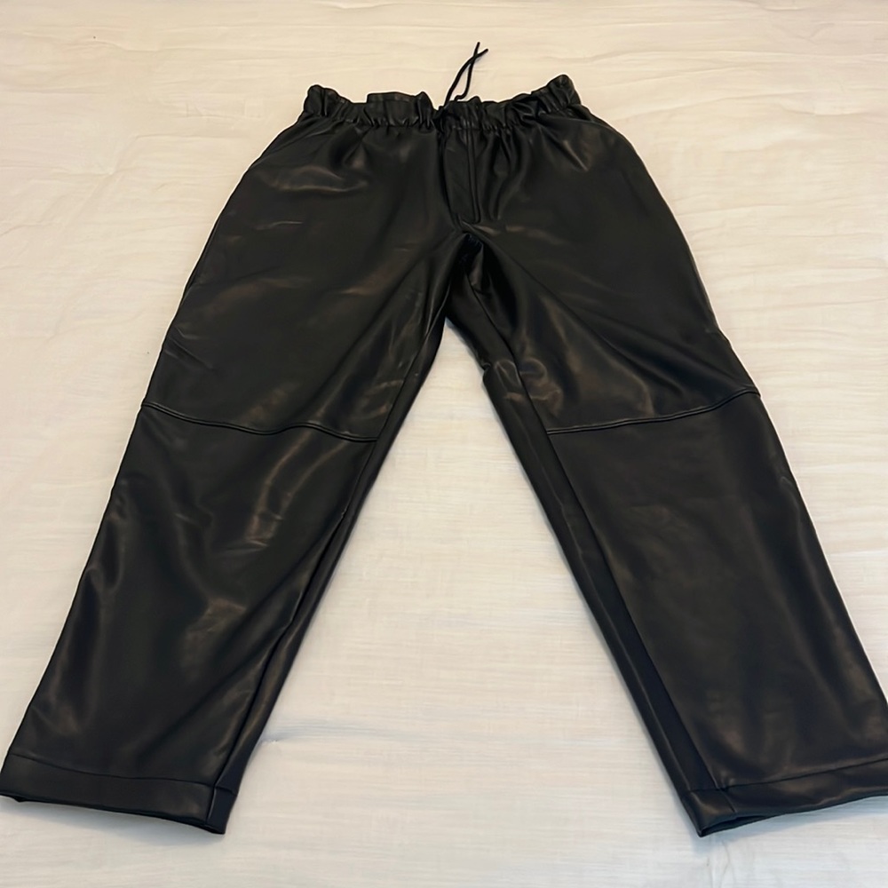 Black pleather from Abercrombie & Fitch